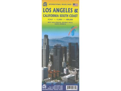 plán Los Angeles, Southern California 1:15 t.,1:800 t. voděodol