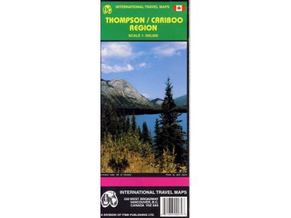 mapa Thompson / Caribo region 1:250t.