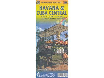 plán Havana 1:12 t., Cuba Central 1:420 t. ITM