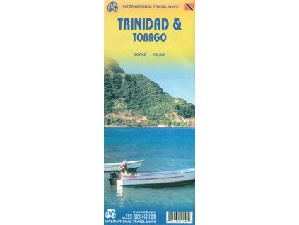 mapa Trinidad, Tobago 1:150 t. ITM