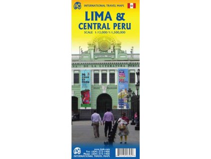 plán Lima 1:13,5 t., Central Peru 1:1,5mil. ITM