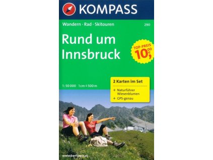 Okolí Innsbrucku - set 2 map (Kompass-290)