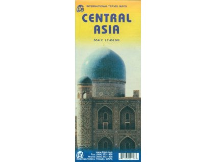 mapa Central Asia 1:2,4 mil.  ITM
