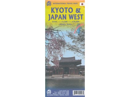 plán Kyoto 1:12,5 t.,Japan west 1:670 t. ITM  voděodolná
