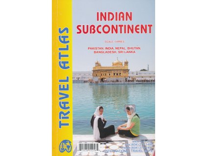 atlas Indian Subcontinent rozdílná měřítka