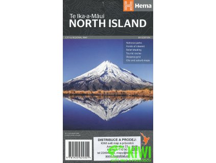 mapa New Zealand North Island 1:1 mil.  HEMA