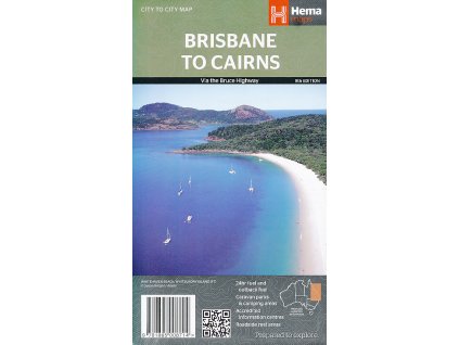 mapa Brisbane to Cairns 1:1,5 mil.