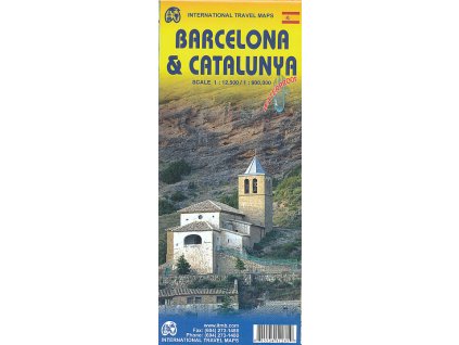 plán Barcelona 1:12,5 t. / Catalunya 1:900 t.  voděodolná