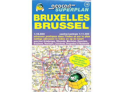 plán Brussel super plan 1:17 000