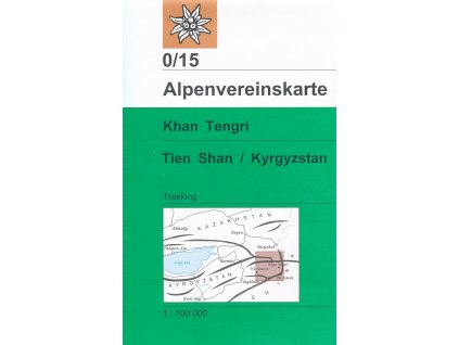 mapa Khan Tengri, Pik Pobedy 1:100 t.
