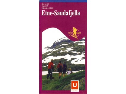mapa Etne-Saldafjella 1:100 t.