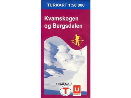 mapa Kvamskogen, Bergsdalen 1:50 t. (č.2253)