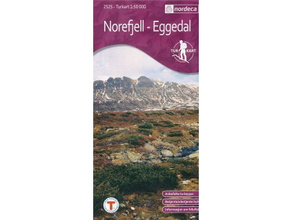 mapa Norefjell-Eggedal 1:50 t. (č.2525)