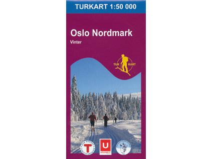 mapa Oslo Nordmark vinter 1:50 t. (č.2425)