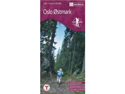 mapa Oslo Ostmark 1:50 t. (č.2283)