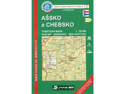 Ašsko a Chebsko -  mapa KČT č.1