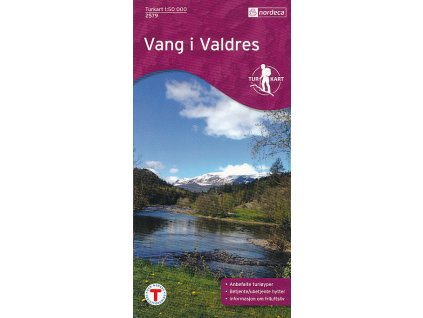 mapa Vang i Valdres 1:50 t. (č.2579)