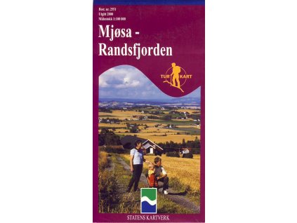 mapa Mjosa-Randsfjorden 1:100 t. (č.2551)
