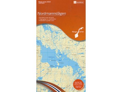mapa Nordmannslagen 1:50 t. voděodolná