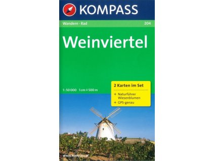 Weinviertel – set 2 map (Kompass č. 204)