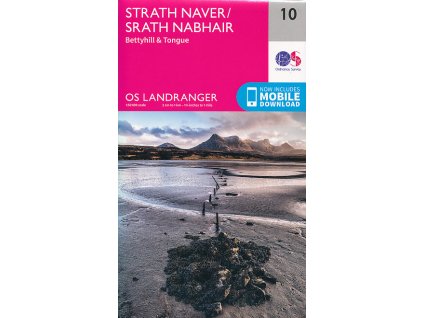 mapa Strathnaver, Bettyhill, Tongue 1:50 t. (Skotsko)