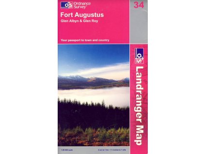 mapa Fort Augustus 1:50 t.