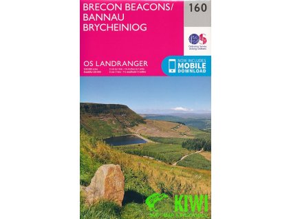 mapa Brecon Beacons 1:50 t.