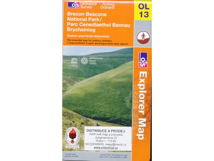 mapa Brecon Beacons NP 1:25 t.