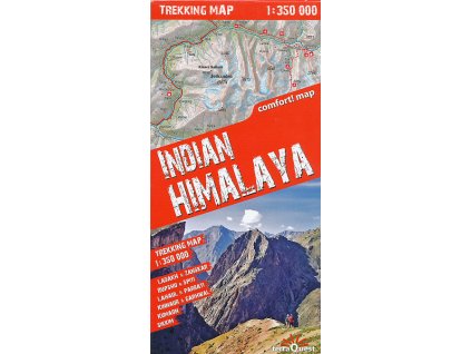 mapa Indian Himalaya (Ladakh-Zanskar)1:350 t. trekking