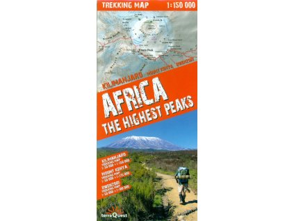 mapa Africa The Highest Peaks 1:150 t. laminovaná
