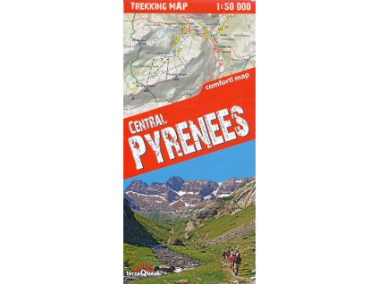 mapa Central Pyrenees 1:50 t. laminovaná