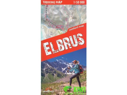 mapa Elbrus 1:50 t. laminovaná