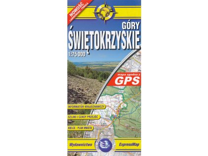 mapa Góry Swietokrzyskie 1:75 t. laminovaná