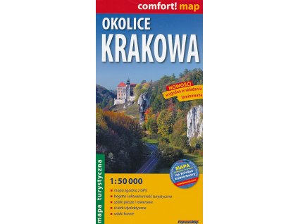 mapa Okolice Krakowa 1:50 t. laminovaná (Express)