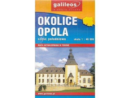 mapa Okolice Opola poludniowa 1:40 t. (jižní)