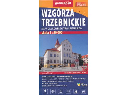 mapa Wzgorza Trzebnickie 1:40 t.