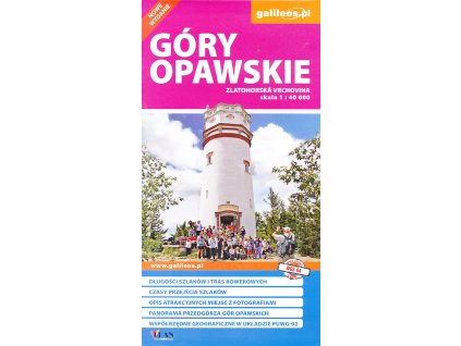 mapa Góry Opawskie 1:40 t.