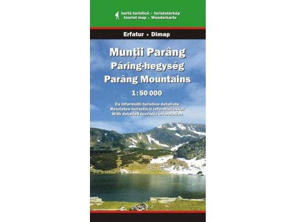 Muntii Parang (Paring) - turistická mapa