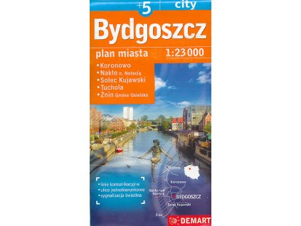 plán Bydgoszcz 1:23 t., Koronowo, Naklo, Solec Kujawski, Tuchol