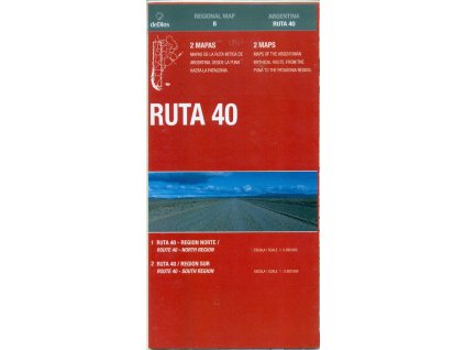 mapa Ruta 40 1:1,33 mil. (deDios)