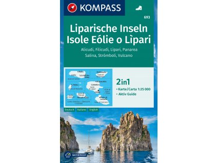 Liparische Inseln - Liparské ostrovy (Kompass - 693)