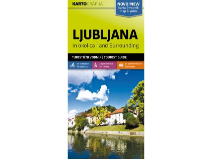 mapa Ljubljana in okolica 1:40 t.