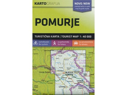 mapa Pomurje 1:40 t.