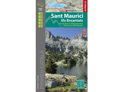 mapa Sant Maurici (Pyreneje) 1:25 t.