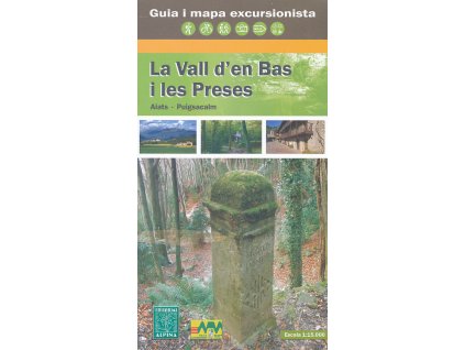 mapa La Vall d'en Bas i les Preses 1:15 t.