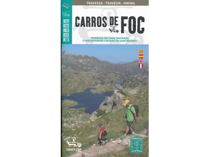 mapa Carros de Foc 1:25 t. (Aiguestortes, Estany)