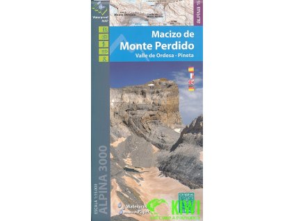 mapa Macizo de Monte Perdido 1:15 t. voděodolná