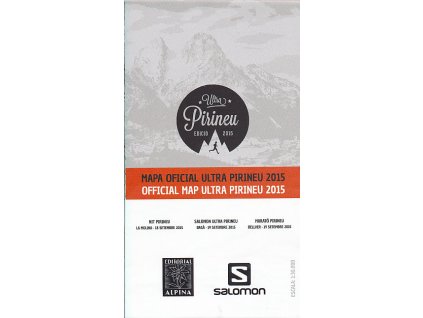 mapa Ultratrail Pirineu 2015 1:30 t.