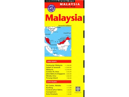 mapa Malaysia 1:1,5 mil-1:6,5 mil.