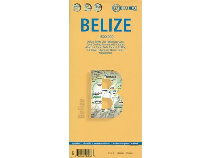 mapa Belize 1:500 t. laminovaná